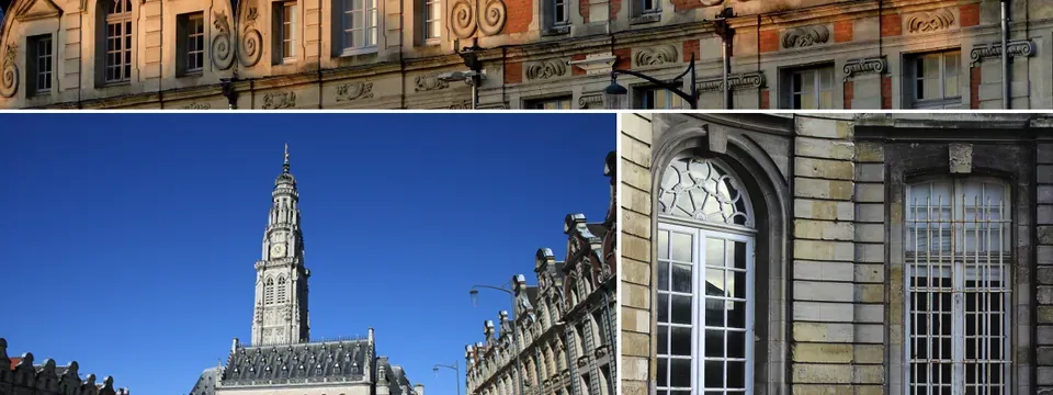 Arras, vue de la commune