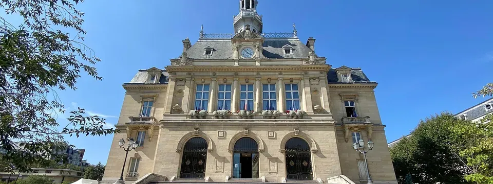 Asnières-sur-Seine, vue de la commune
