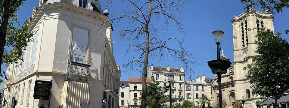 Aubervilliers, vue de la commune