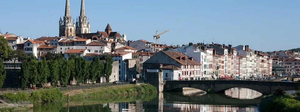 Bayonne, vue de la commune