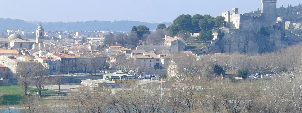 Beaucaire, vue de la commune