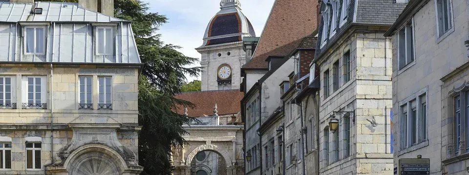 Besançon, vue de la commune