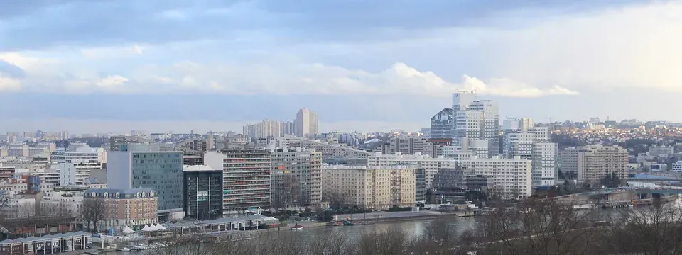 Boulogne-Billancourt, vue de la commune