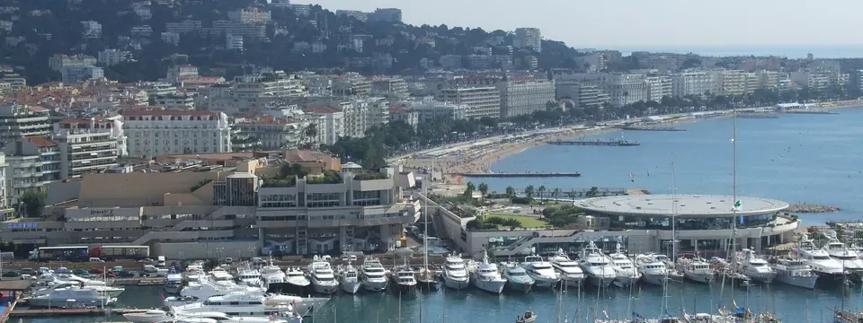 Cannes, vue de la commune
