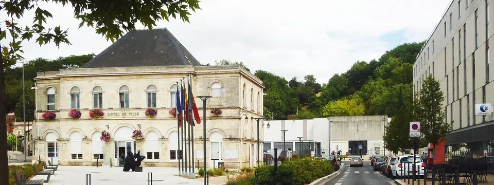 Cenon, vue de la commune