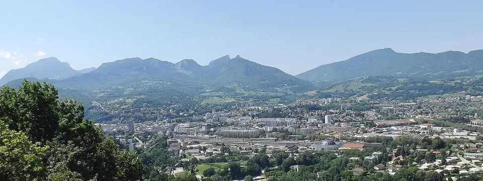 Chambéry, vue de la commune