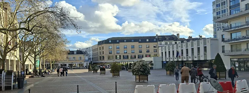 Châteauroux, vue de la commune