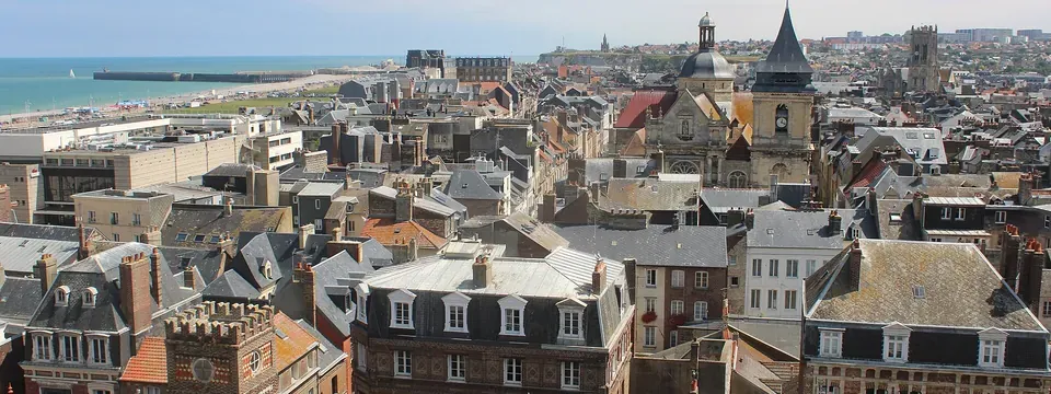 Dieppe, vue de la commune