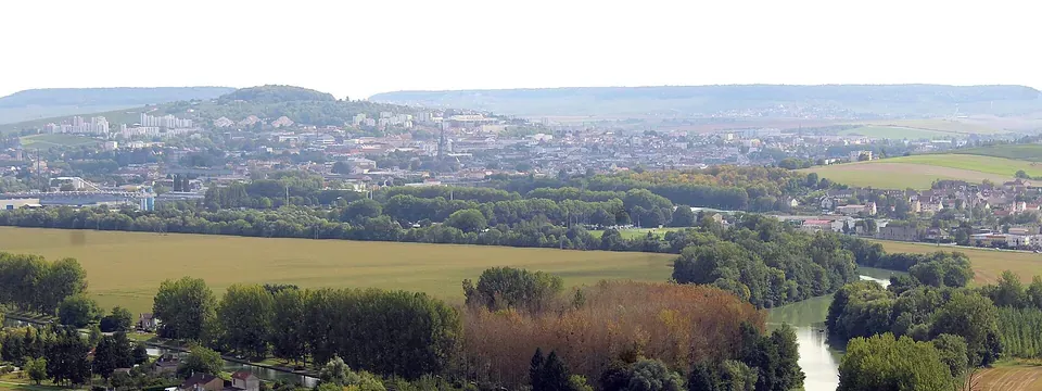 Épernay, vue de la commune
