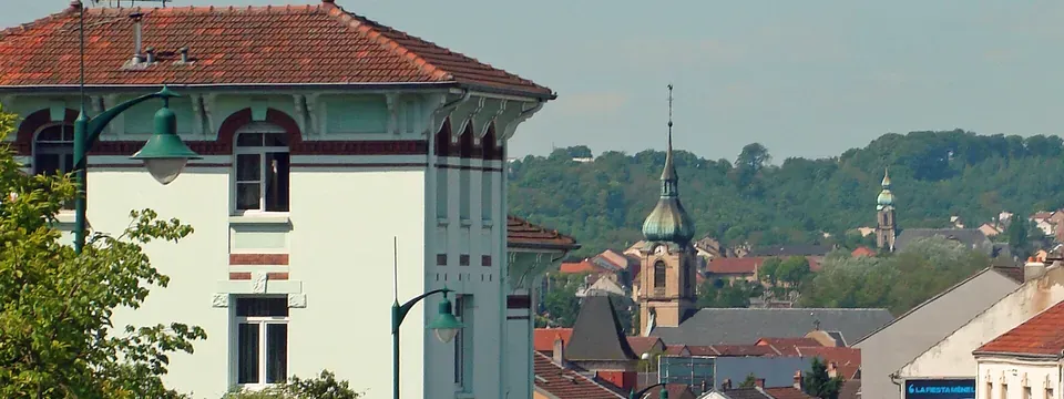 Freyming-Merlebach, vue de la commune