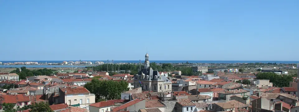 Frontignan, vue de la commune
