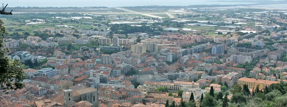 Hyères, vue de la commune
