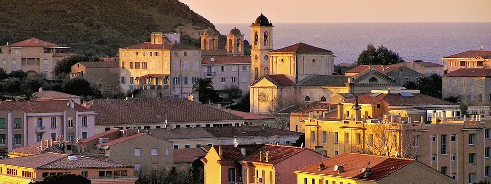 L'Île-Rousse, vue de la commune