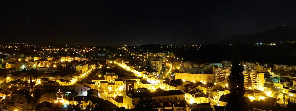 La Garde, vue de la commune