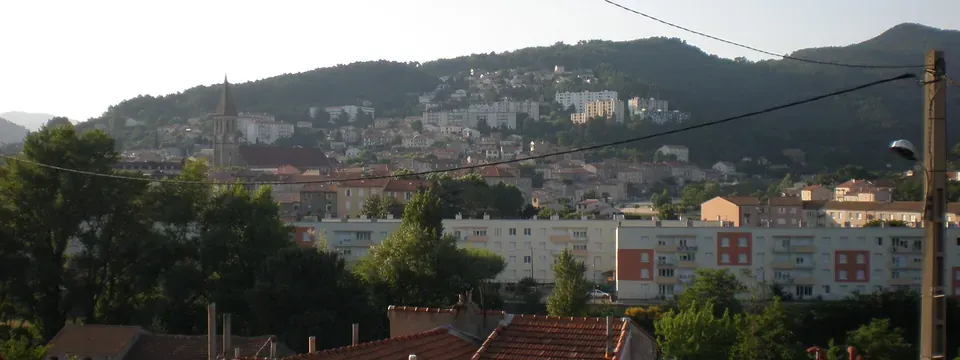 La Grand-Combe, vue de la commune