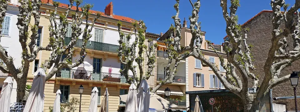 Le Cannet, vue de la commune