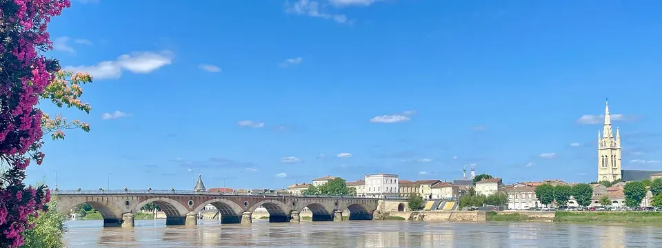 Libourne, vue de la commune