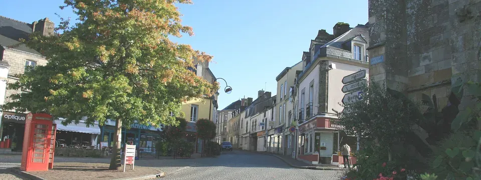 Locminé, vue de la commune