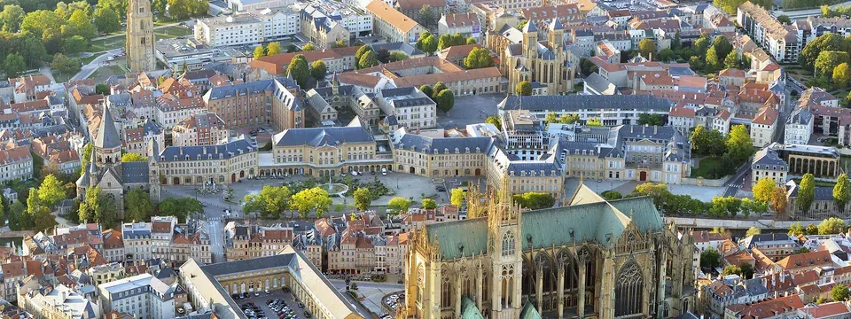 Metz, vue de la commune