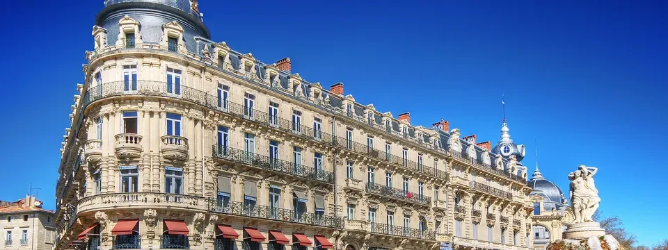 Montpellier, vue de la commune