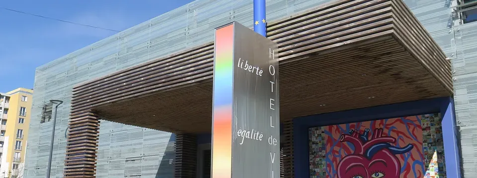Mourenx, vue de la commune