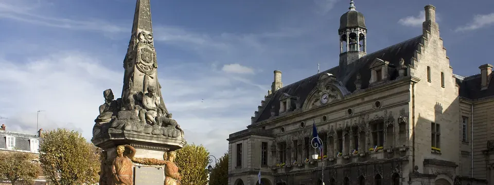 Noyon, vue de la commune