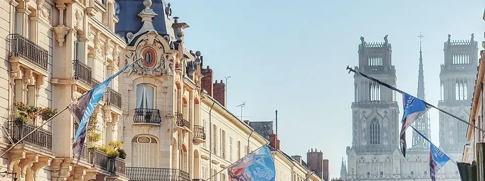 Orléans, vue de la commune