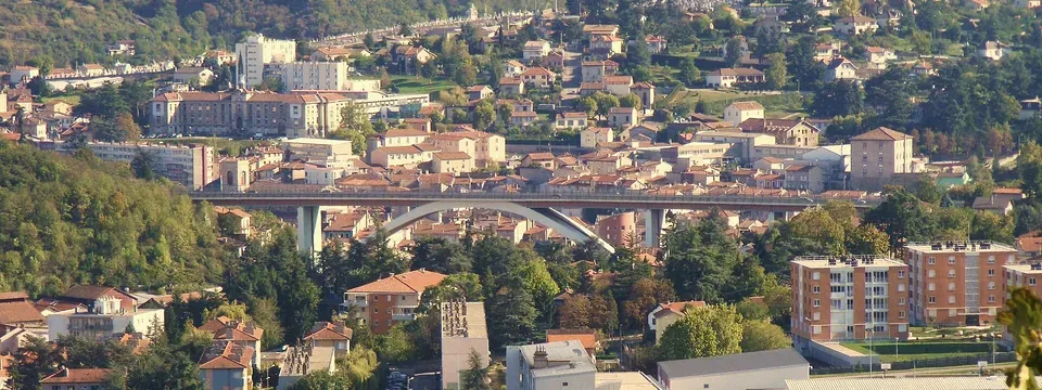 Rive-de-Gier, vue de la commune