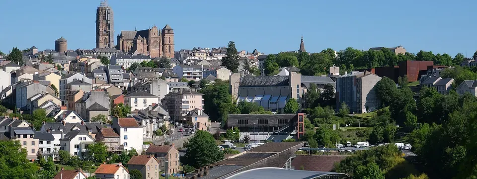 Rodez, vue de la commune