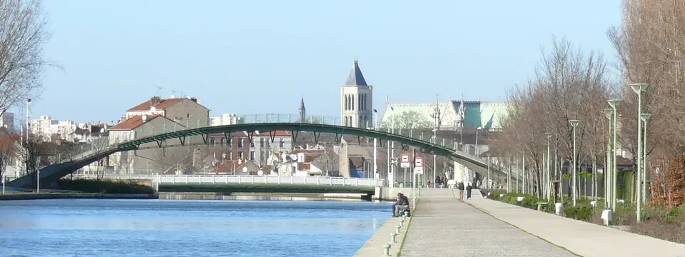 Saint-Denis, vue de la commune