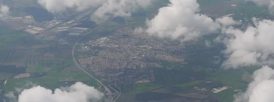 Saint-Martin-de-Crau, vue de la commune
