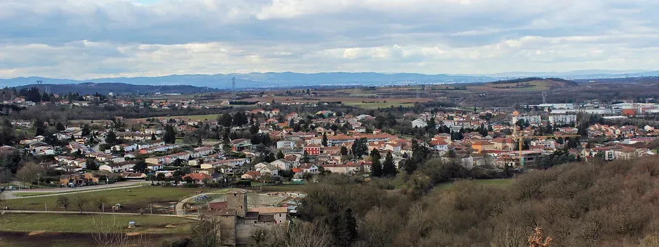 Saint-Quentin-Fallavier, vue de la commune