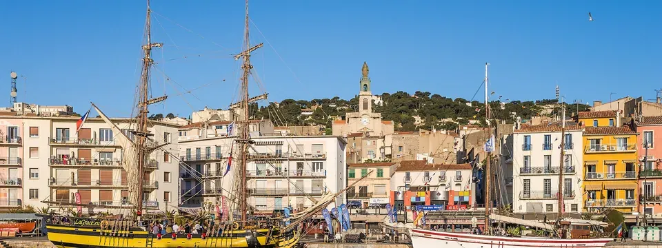 Sète, vue de la commune