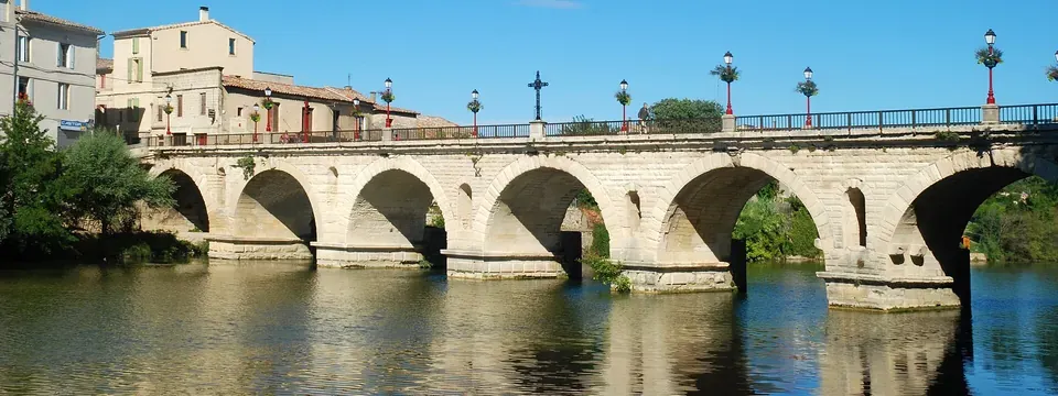 Sommières, vue de la commune