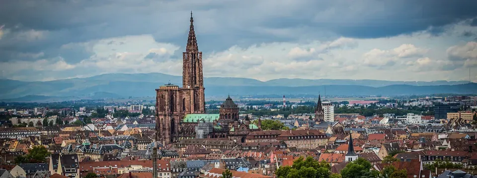 Strasbourg, vue de la commune