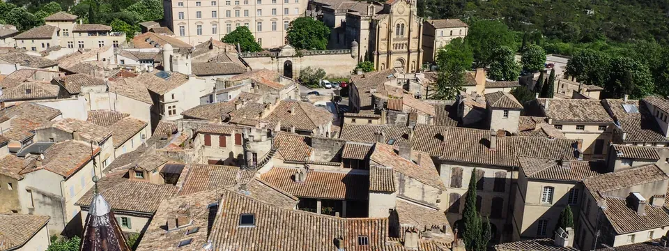 Uzès, vue de la commune