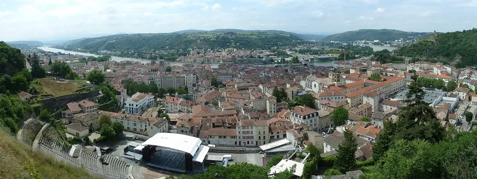 Vienne, vue de la commune