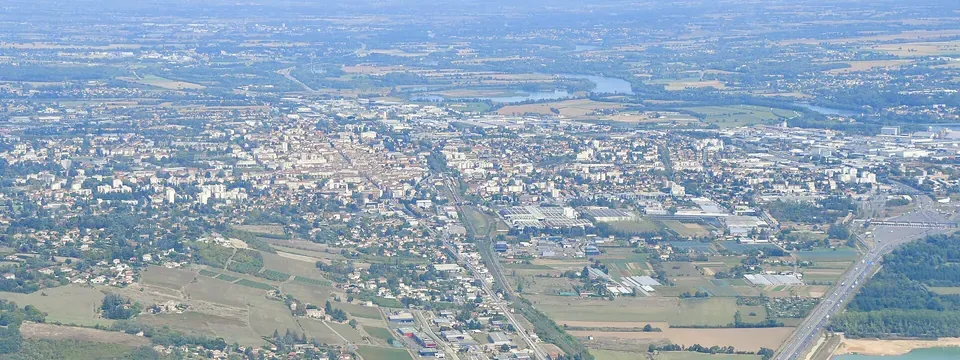Villefranche-sur-Saône, vue de la commune